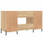 vidaXL Escritorio madera de ingeniería roble Sonoma 140x50x75 cm vidaXL Escritorio madera de ingeniería roble Sonoma 140x50x75 cm