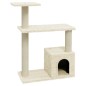 vidaXL Rascador para gatos con postes de sisal crema 70 cm vidaXL Rascador para gatos con postes de sisal crema 70 cm