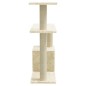 vidaXL Rascador para gatos con postes de sisal crema 70 cm vidaXL Rascador para gatos con postes de sisal crema 70 cm