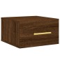 vidaXL Mesitas de noche de pared 2 uds color roble marrón 35x35x20 cm vidaXL Mesitas de noche de pared 2 uds color roble marrón 35x35x20 cm