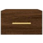 vidaXL Mesitas de noche de pared 2 uds color roble marrón 35x35x20 cm vidaXL Mesitas de noche de pared 2 uds color roble marrón 35x35x20 cm