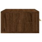 vidaXL Mesitas de noche de pared 2 uds color roble marrón 35x35x20 cm vidaXL Mesitas de noche de pared 2 uds color roble marrón 35x35x20 cm