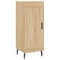 vidaXL Aparador madera contrachapada color roble Sonoma 34,5x34x90 cm vidaXL Aparador madera contrachapada color roble Sonoma 34,5x34x90 cm