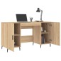 vidaXL Escritorio madera de ingeniería roble Sonoma 140x50x75 cm vidaXL Escritorio madera de ingeniería roble Sonoma 140x50x75 cm
