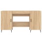 vidaXL Escritorio madera de ingeniería roble Sonoma 140x50x75 cm vidaXL Escritorio madera de ingeniería roble Sonoma 140x50x75 cm