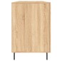 vidaXL Escritorio madera de ingeniería roble Sonoma 140x50x75 cm vidaXL Escritorio madera de ingeniería roble Sonoma 140x50x75 cm
