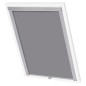 vidaXL Persiana opaca enrollable gris C04 