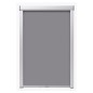 vidaXL Persiana opaca enrollable gris C04 