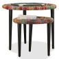 vidaXL Juego de mesas de centro con detalles chindi 2 uds multicolor vidaXL Juego de mesas de centro con detalles chindi 2 uds multicolor