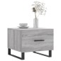vidaXL Mesas de centro 2 uds madera ingeniería gris Sonoma 50x50x40 cm vidaXL Mesas de centro 2 uds madera ingeniería gris Sonoma 50x50x40 cm