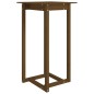 vidaXL Mesa alta de bar madera maciza de pino marrón miel 60x60x110 cm