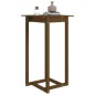 vidaXL Mesa alta de bar madera maciza de pino marrón miel 60x60x110 cm