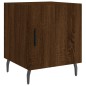vidaXL Mesitas noche 2 uds madera ingeniería marrón roble 40x40x50 cm vidaXL Mesitas noche 2 uds madera ingeniería marrón roble 40x40x50 cm