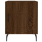 vidaXL Mesitas noche 2 uds madera ingeniería marrón roble 40x40x50 cm vidaXL Mesitas noche 2 uds madera ingeniería marrón roble 40x40x50 cm