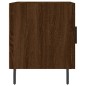 vidaXL Mesitas noche 2 uds madera ingeniería marrón roble 40x40x50 cm vidaXL Mesitas noche 2 uds madera ingeniería marrón roble 40x40x50 cm