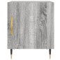 vidaXL Mesitas noche 2 uds madera ingeniería gris Sonoma 40x40x50 cm vidaXL Mesitas noche 2 uds madera ingeniería gris Sonoma 40x40x50 cm