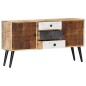 vidaXL Aparador de madera maciza de mango 118x30x62 cm vidaXL Aparador de madera maciza de mango 118x30x62 cm