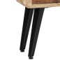 vidaXL Aparador de madera maciza de mango 118x30x62 cm vidaXL Aparador de madera maciza de mango 118x30x62 cm