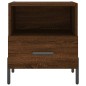 vidaXL Mesita noche 2 uds madera ingeniería marrón roble 40x35x47,5 cm vidaXL Mesita noche 2 uds madera ingeniería marrón roble 40x35x47,5 cm