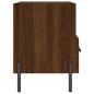 vidaXL Mesita noche 2 uds madera ingeniería marrón roble 40x35x47,5 cm vidaXL Mesita noche 2 uds madera ingeniería marrón roble 40x35x47,5 cm