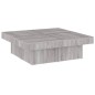 vidaXL Mesa de centro madera contrachapada gris Sonoma 90x90x28 cm vidaXL Mesa de centro madera contrachapada gris Sonoma 90x90x28 cm