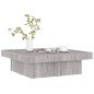 vidaXL Mesa de centro madera contrachapada gris Sonoma 90x90x28 cm vidaXL Mesa de centro madera contrachapada gris Sonoma 90x90x28 cm