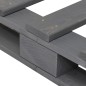 vidaXL Estructura de cama de palets madera maciza pino gris 180x200 cm vidaXL Estructura de cama de palets madera maciza pino gris 180x200 cm