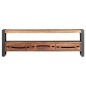 vidaXL Mueble de TV madera maciza de acacia 140x30x45 cm