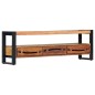 vidaXL Mueble de TV madera maciza de acacia 140x30x45 cm
