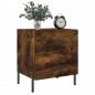 vidaXL Mesita noche 2 uds madera ingeniería roble ahumado 40x35x47,5cm vidaXL Mesita noche 2 uds madera ingeniería roble ahumado 40x35x47,5cm