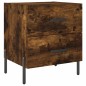 vidaXL Mesita noche 2 uds madera ingeniería roble ahumado 40x35x47,5cm vidaXL Mesita noche 2 uds madera ingeniería roble ahumado 40x35x47,5cm