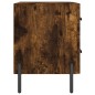 vidaXL Mesita noche 2 uds madera ingeniería roble ahumado 40x35x47,5cm vidaXL Mesita noche 2 uds madera ingeniería roble ahumado 40x35x47,5cm