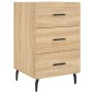 vidaXL Mesita de noche madera de ingeniería roble Sonoma 40x40x66 cm vidaXL Mesita de noche madera de ingeniería roble Sonoma 40x40x66 cm