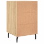 vidaXL Mesita de noche madera de ingeniería roble Sonoma 40x40x66 cm vidaXL Mesita de noche madera de ingeniería roble Sonoma 40x40x66 cm