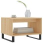 vidaXL Mesa de centro madera de ingeniería roble Sonoma 60x50x40 cm vidaXL Mesa de centro madera de ingeniería roble Sonoma 60x50x40 cm