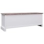 vidaXL Banco de entrada de madera marrón 115x30x40 cm vidaXL Banco de entrada de madera marrón 115x30x40 cm