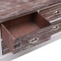 vidaXL Banco de entrada de madera marrón 115x30x40 cm vidaXL Banco de entrada de madera marrón 115x30x40 cm
