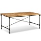 vidaXL Mesa de comedor de madera maciza de mango 180 cm vidaXL Mesa de comedor de madera maciza de mango 180 cm