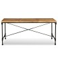 vidaXL Mesa de comedor de madera maciza de mango 180 cm vidaXL Mesa de comedor de madera maciza de mango 180 cm