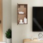vidaXL Mueble para TV madera contrachapada roble marrón 30,5x30x60 cm