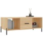vidaXL Mesa de centro madera contrachapada roble Sonoma 102x50x40 cm vidaXL Mesa de centro madera contrachapada roble Sonoma 102x50x40 cm