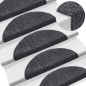 vidaXL Alfombrillas de escaleras autoadhesivas 10 uds gris 56x17x3 cm vidaXL Alfombrillas de escaleras autoadhesivas 10 uds gris 56x17x3 cm