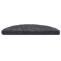 vidaXL Alfombrillas de escaleras autoadhesivas 10 uds gris 56x17x3 cm vidaXL Alfombrillas de escaleras autoadhesivas 10 uds gris 56x17x3 cm