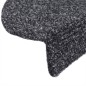 vidaXL Alfombrillas de escaleras autoadhesivas 10 uds gris 56x17x3 cm vidaXL Alfombrillas de escaleras autoadhesivas 10 uds gris 56x17x3 cm