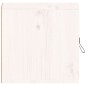 vidaXL Armario de pared de madera maciza de pino blanco 31,5x30x30 cm vidaXL Armario de pared de madera maciza de pino blanco 31,5x30x30 cm