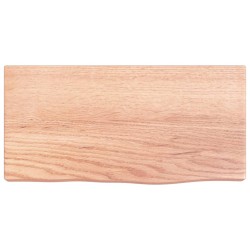 vidaXL Estante de pared madera de roble tratada marrón claro 40x20x4cm