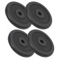 vidaXL Discos de pesas de hierro fundido 4 uds 4x7,5 kg vidaXL Discos de pesas de hierro fundido 4 uds 4x7,5 kg