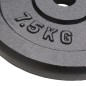vidaXL Discos de pesas de hierro fundido 4 uds 4x7,5 kg vidaXL Discos de pesas de hierro fundido 4 uds 4x7,5 kg