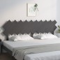 vidaXL Cabecero de cama madera maciza de pino gris 196x3x80,5 cm vidaXL Cabecero de cama madera maciza de pino gris 196x3x80,5 cm