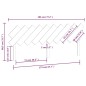 vidaXL Cabecero de cama madera maciza de pino gris 196x3x80,5 cm vidaXL Cabecero de cama madera maciza de pino gris 196x3x80,5 cm